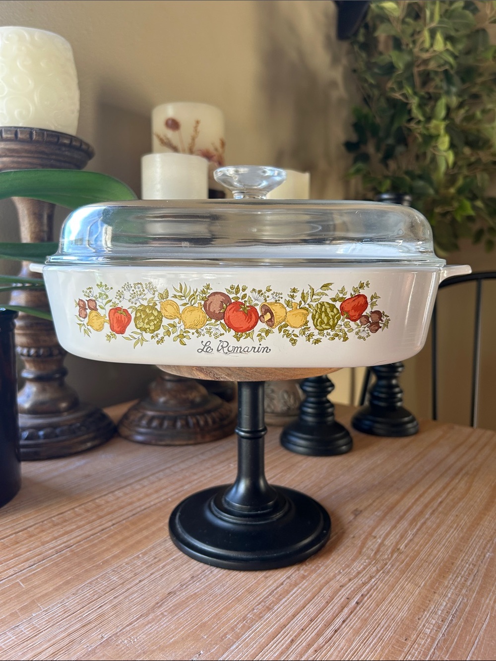 CorningWare Spice of Life "Le Romarin A-10-B 2.5/2 Qt Casserole Dish